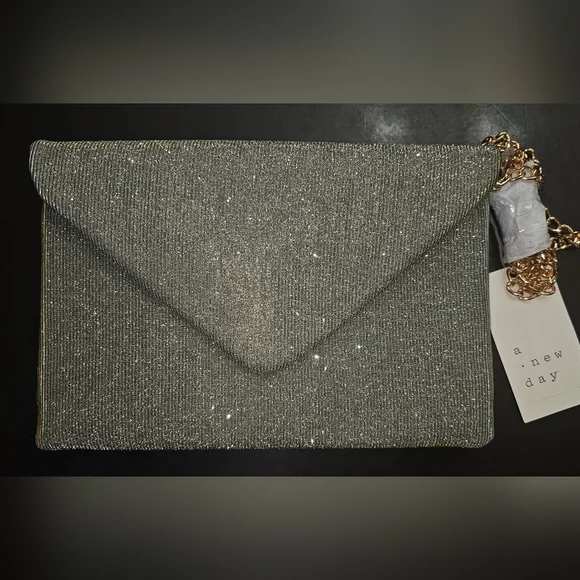 MULTICOLOR/GLITTER CLUTCH/SHOULDER BAG - Picture 3 of 4